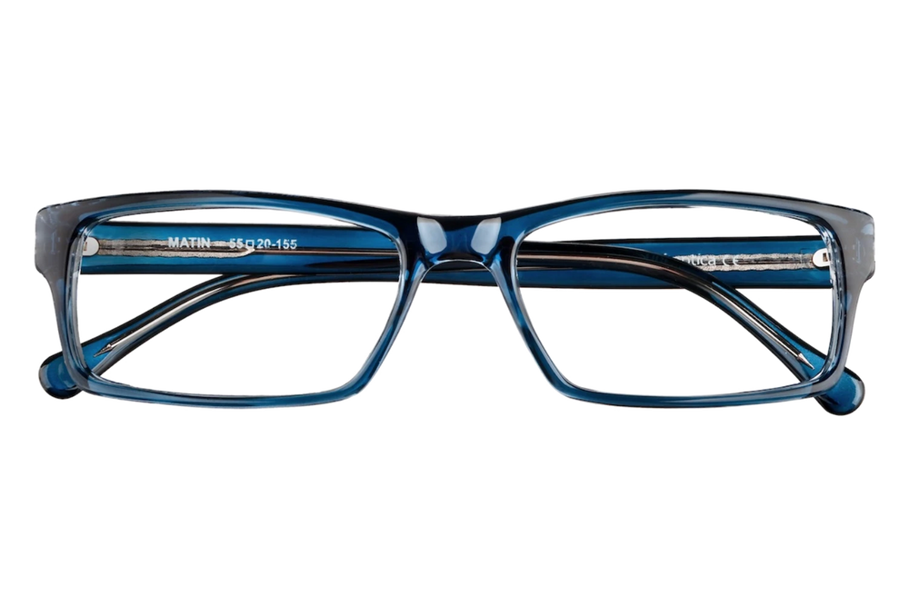 Matin dark blue mens eyeglasses