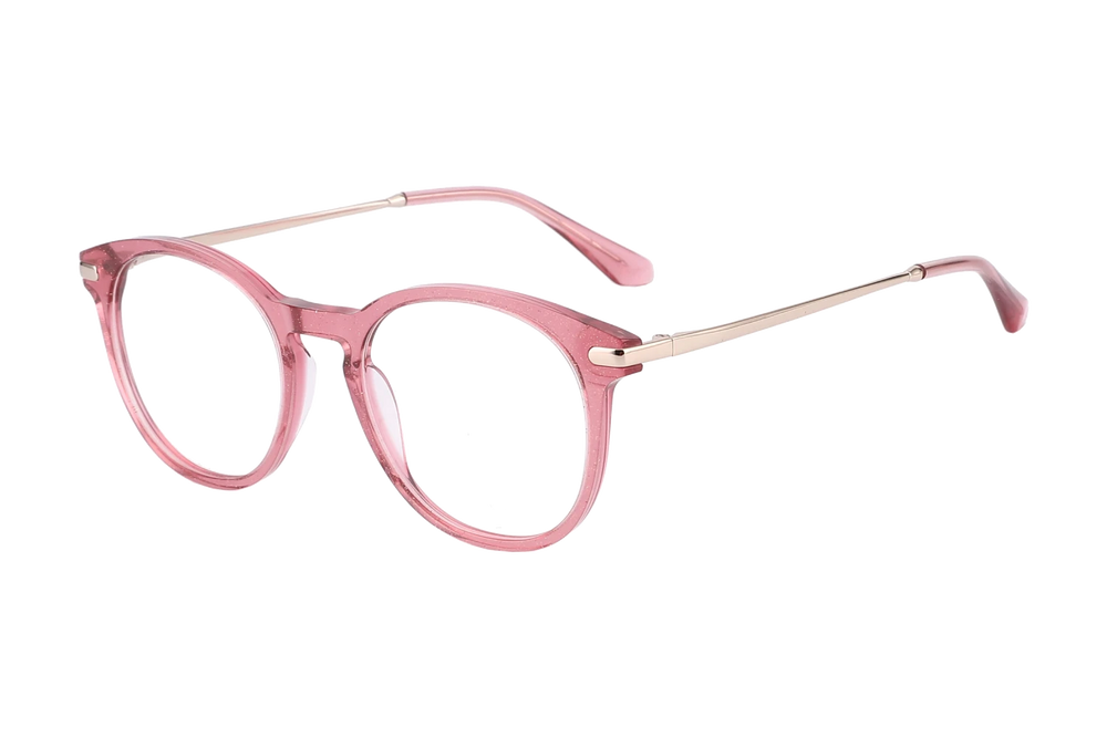Venice pink retro eyeglasses