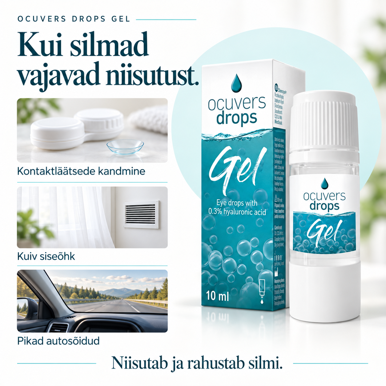 Ocuvers drops gel 10ml